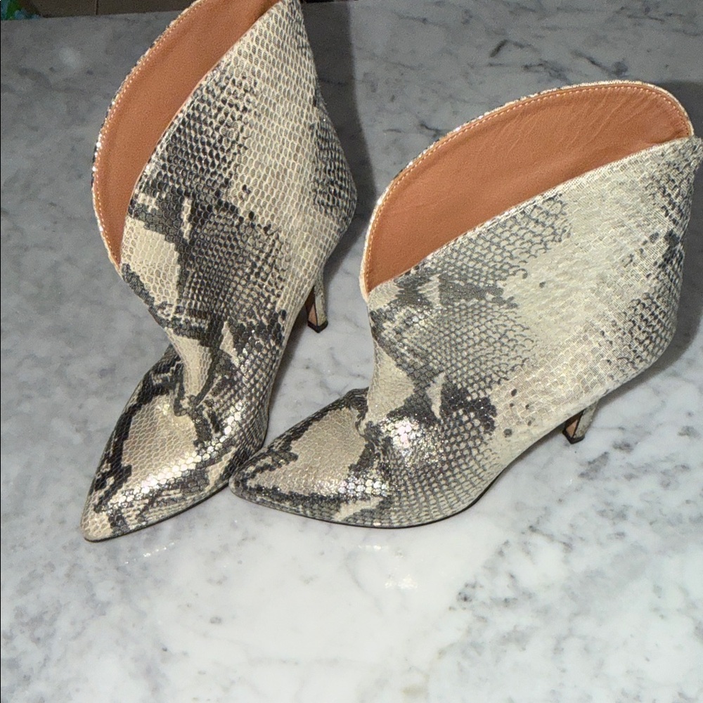 Paris texas Snakeskin Pattern Women's Ankle Boots